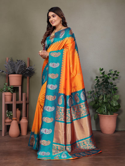 Pure Soft Banarasi Silk Saree