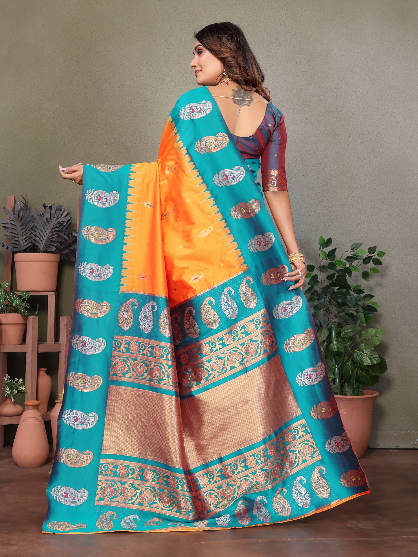Pure Soft Banarasi Silk Saree