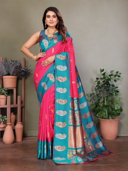 Pure Soft Banarasi Silk Saree