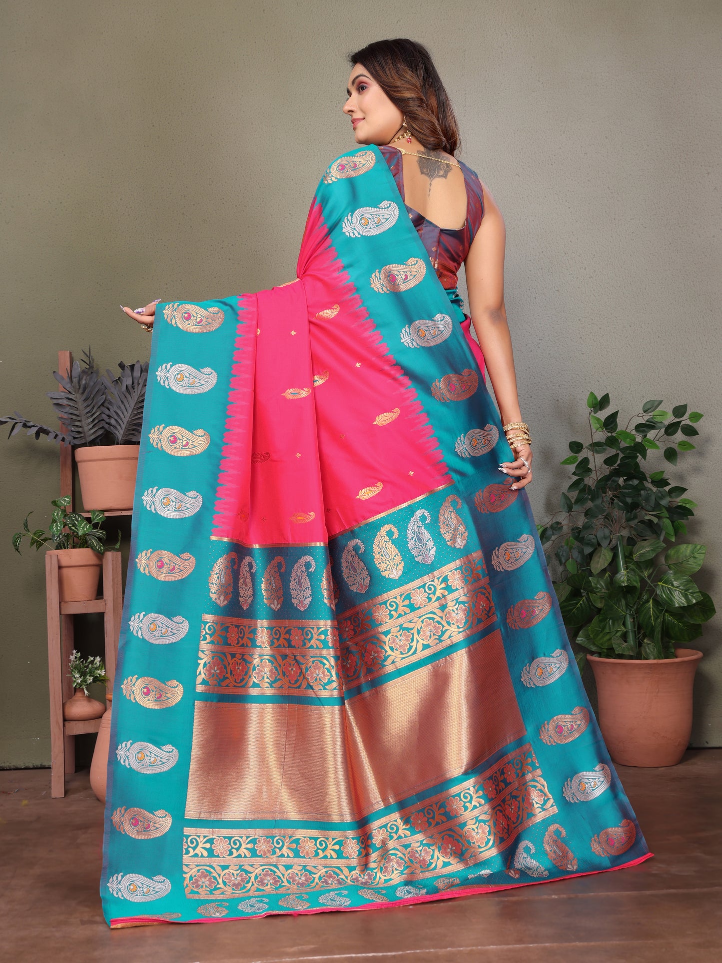 Pure Soft Banarasi Silk Saree