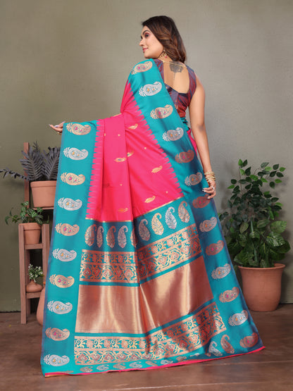 Pure Soft Banarasi Silk Saree