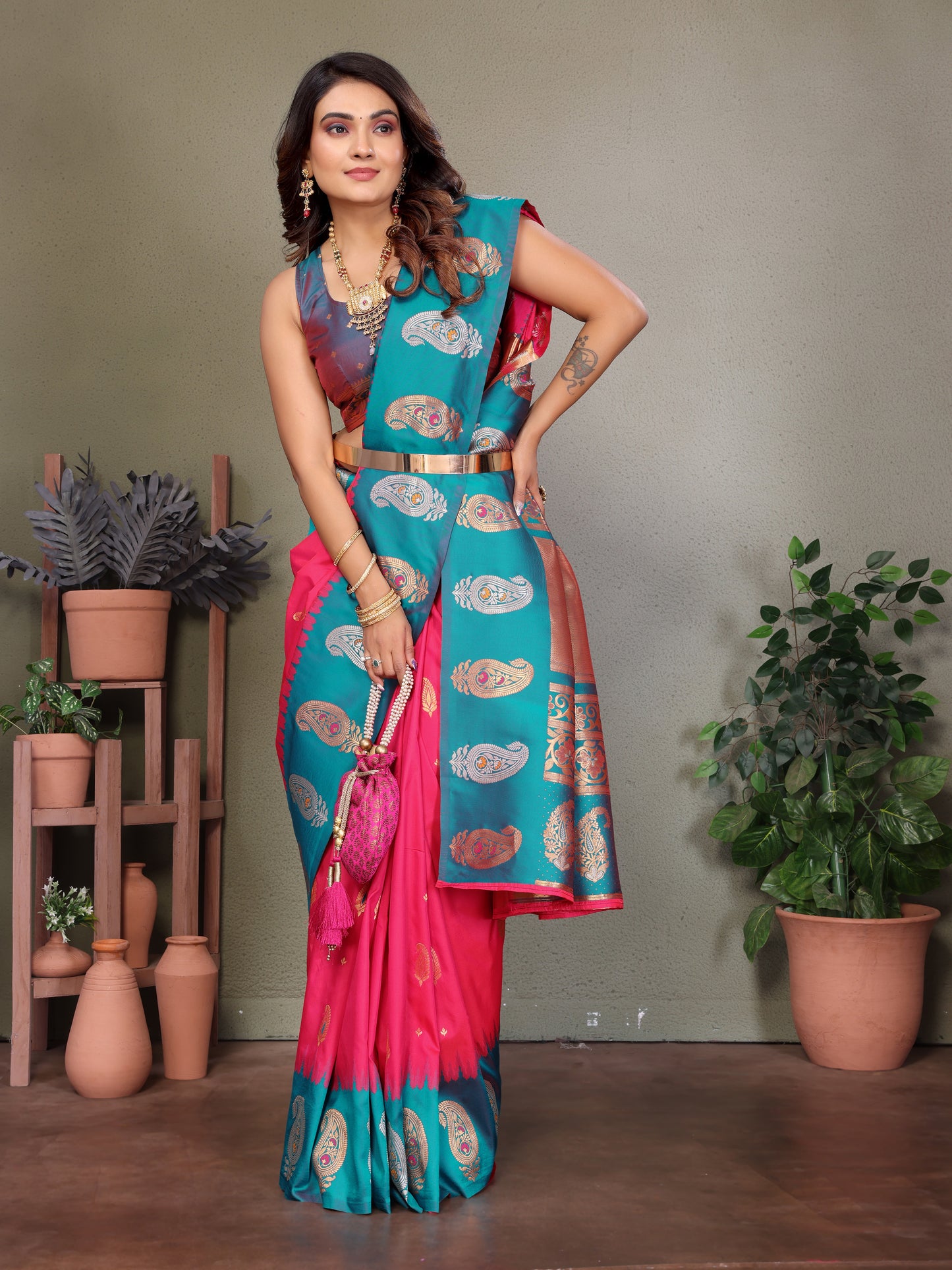 Pure Soft Banarasi Silk Saree