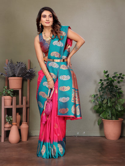Pure Soft Banarasi Silk Saree