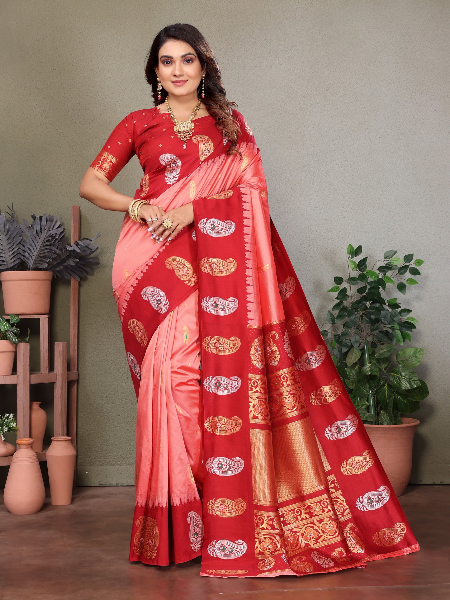 Pure Soft Banarasi Silk Saree