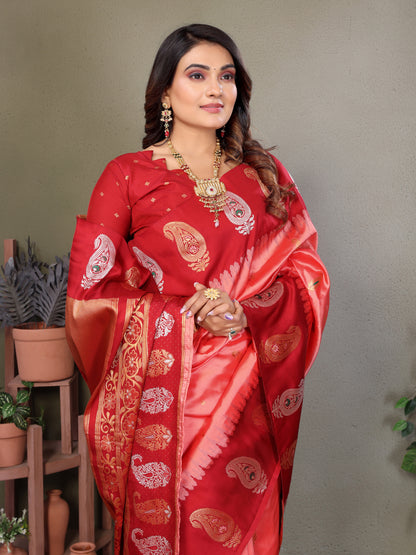 Pure Soft Banarasi Silk Saree