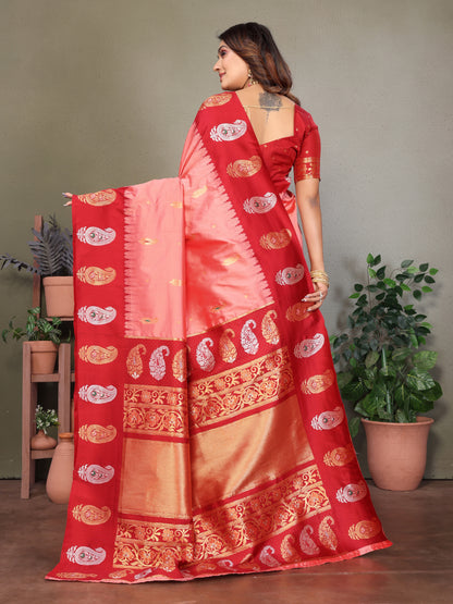 Pure Soft Banarasi Silk Saree