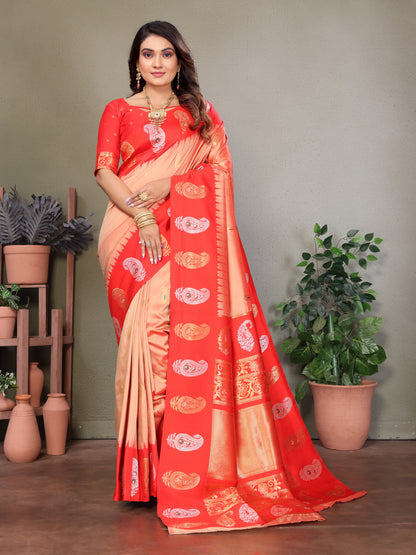 Pure Soft Banarasi Silk Saree