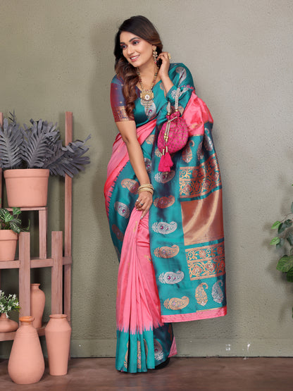 Pure Soft Banarasi Silk Saree