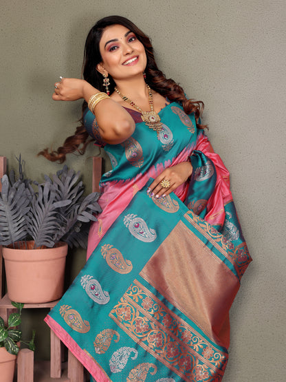 Pure Soft Banarasi Silk Saree