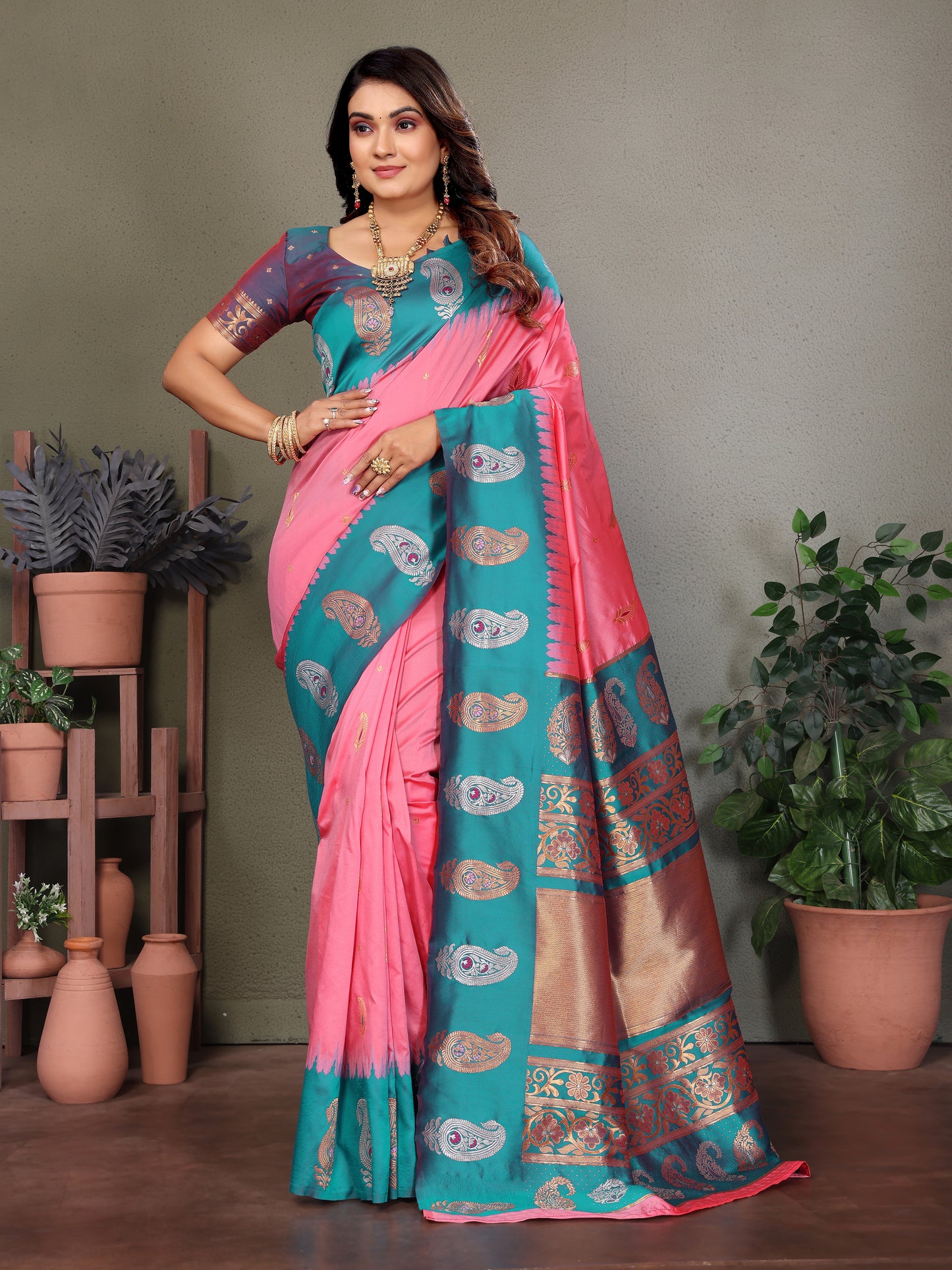 Pure Soft Banarasi Silk Saree