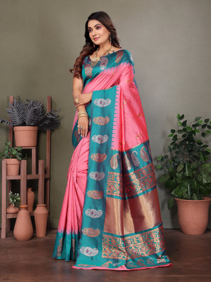 Pure Soft Banarasi Silk Saree