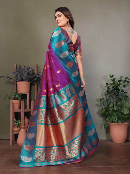 Pure Soft Banarasi Silk Saree