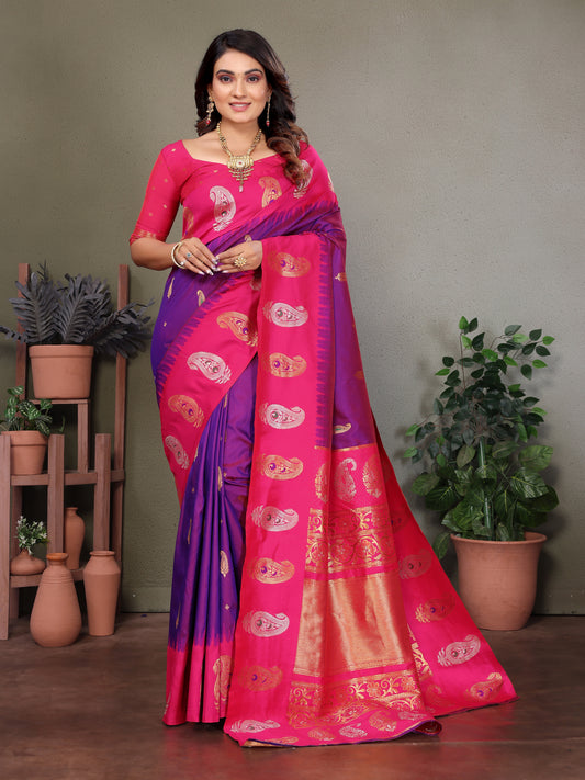 Pure Soft Banarasi Silk Saree