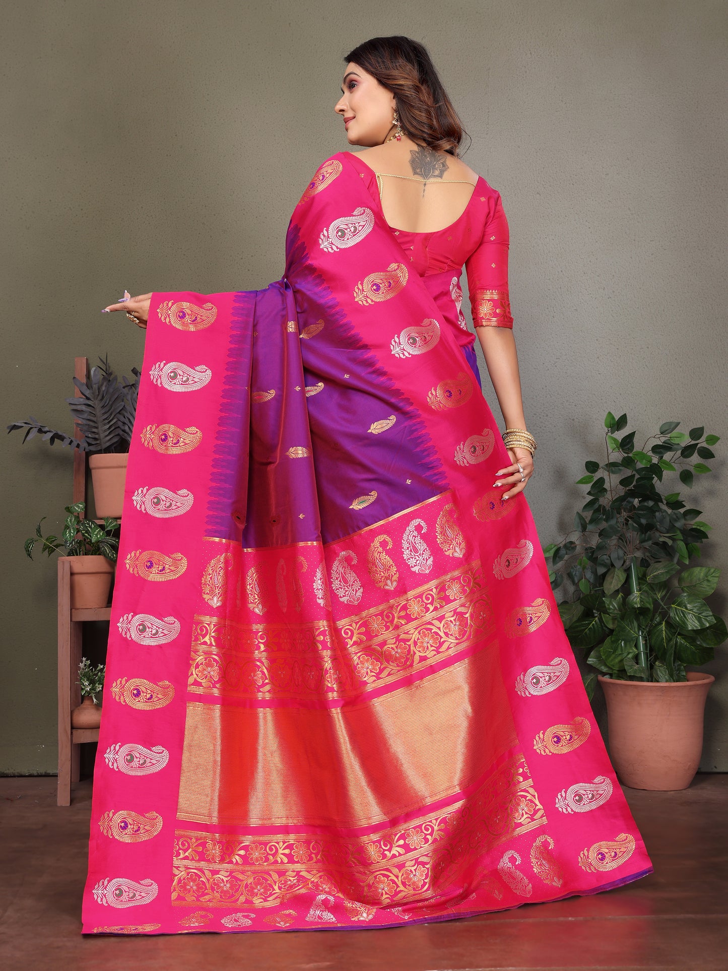 Pure Soft Banarasi Silk Saree