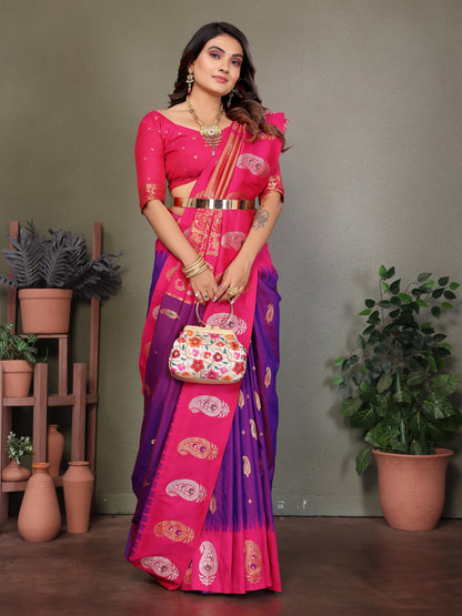 Pure Soft Banarasi Silk Saree