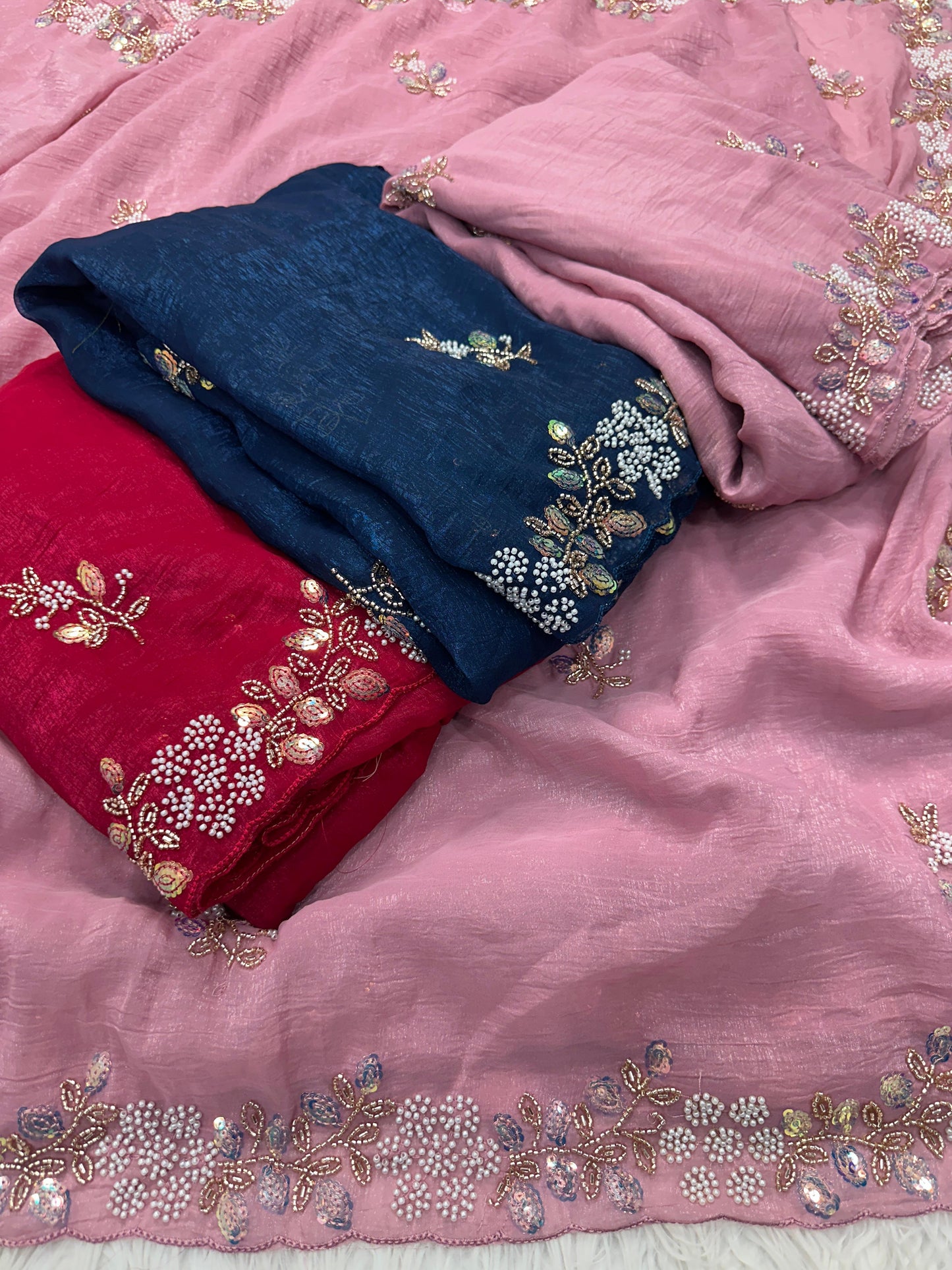 Most Beautiful Seqwance Saree Collection😍😍😍