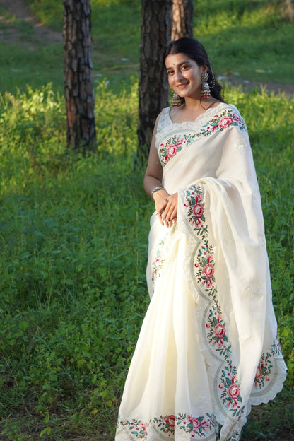 Pure Tussar silk saree