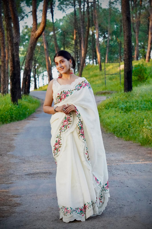 Pure Tussar silk saree
