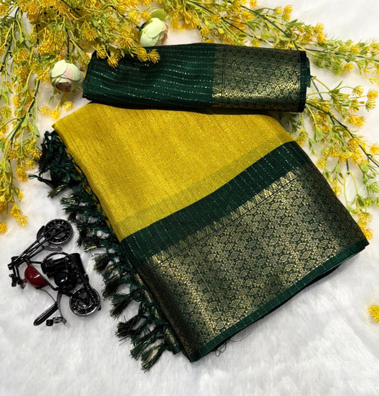 Heavy riko zari saree