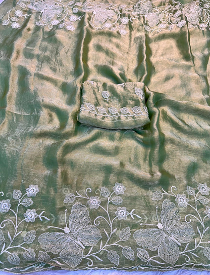 Pure Fendy chiffon saree