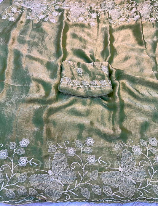 Pure Fendy chiffon saree