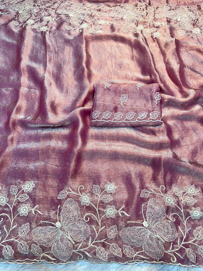 Pure Fendy chiffon saree