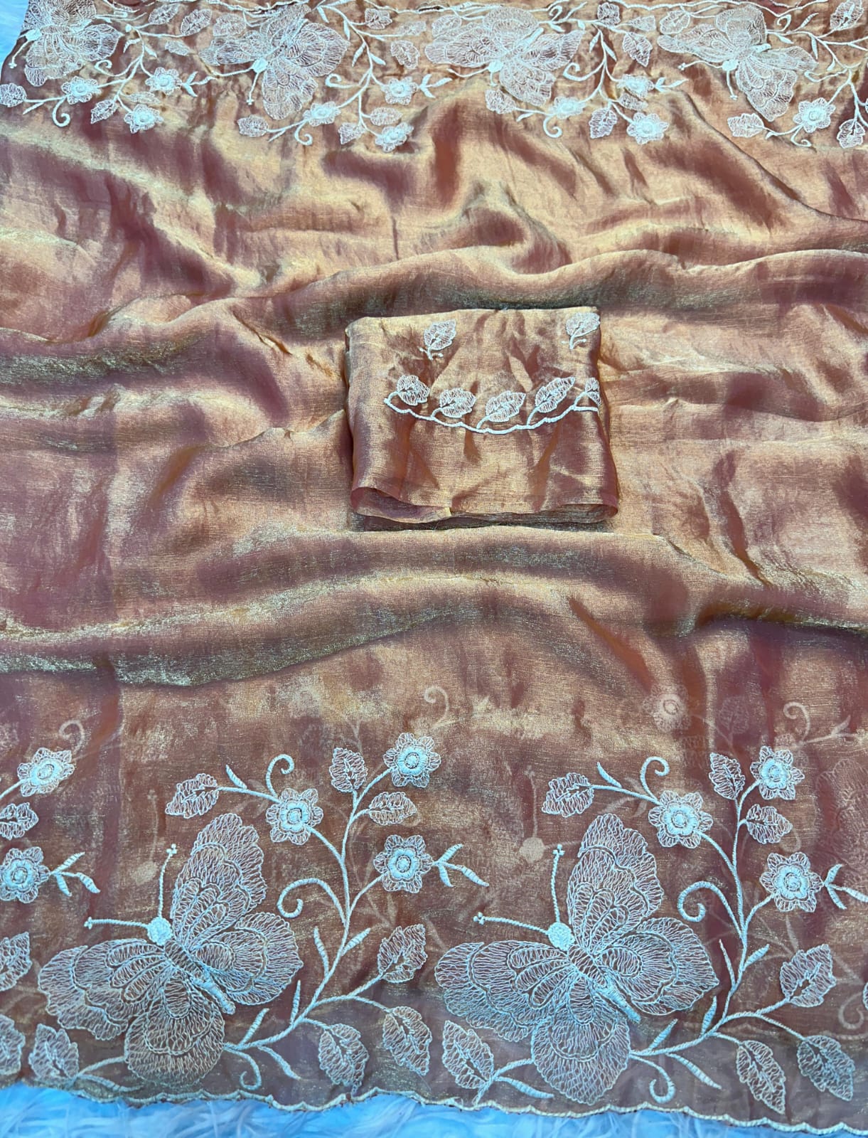 Pure Fendy chiffon saree