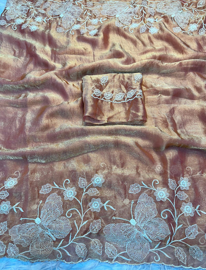 Pure Fendy chiffon saree