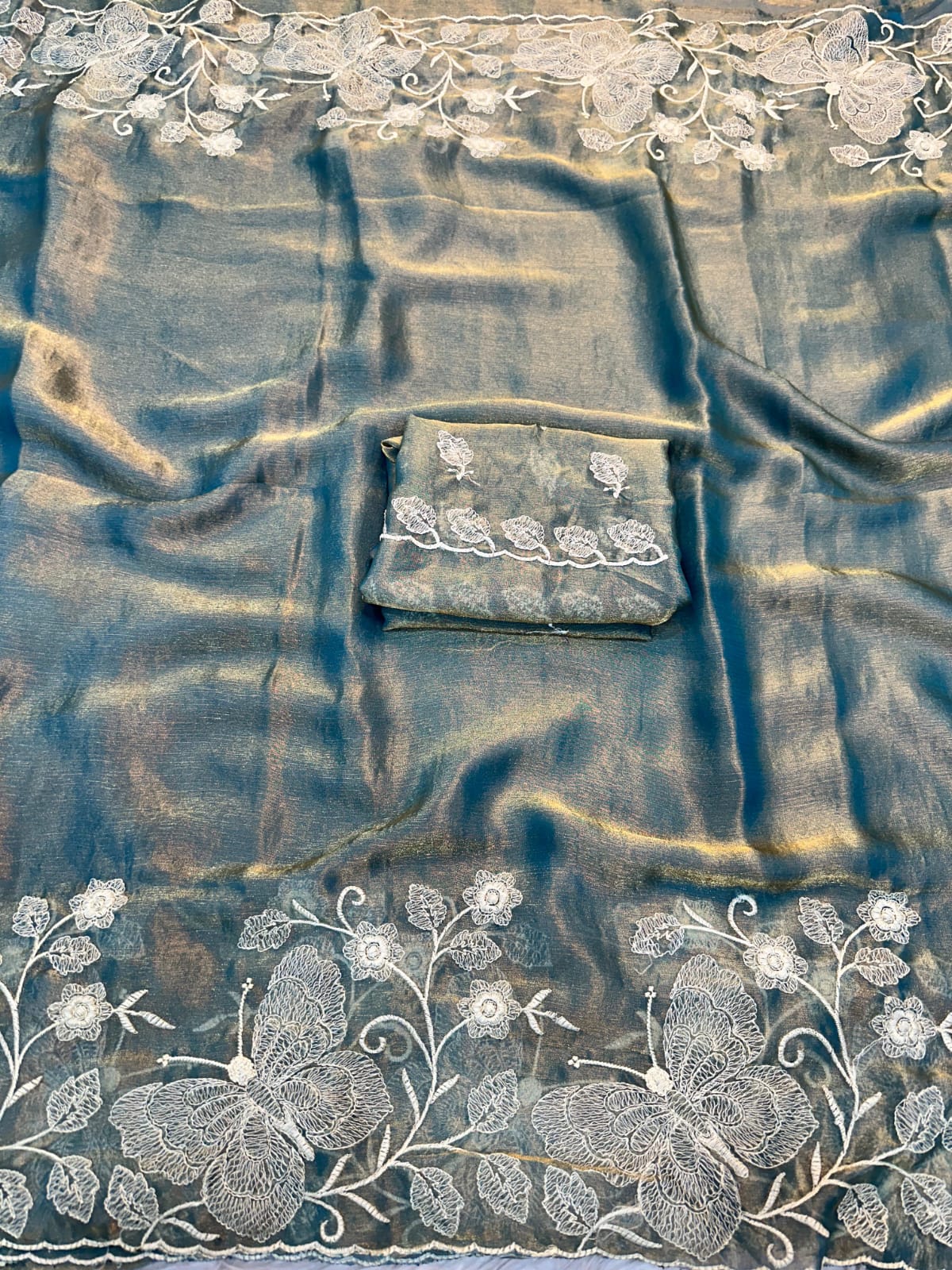 Pure Fendy chiffon saree