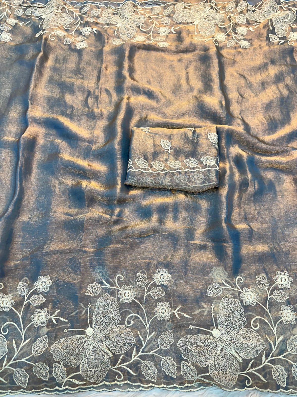 Pure Fendy chiffon saree