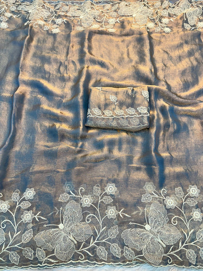 Pure Fendy chiffon saree