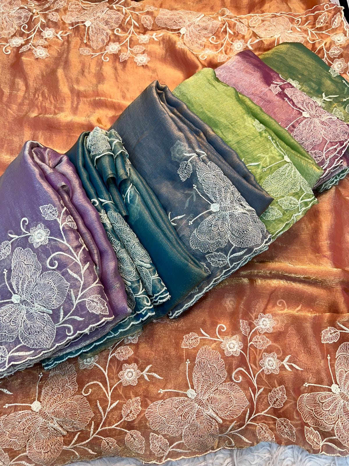 Pure Fendy chiffon saree
