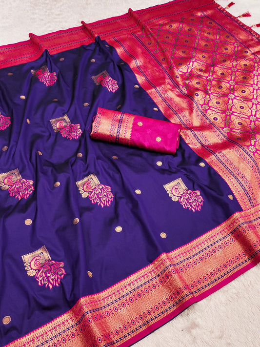Soft Pethani silk saree