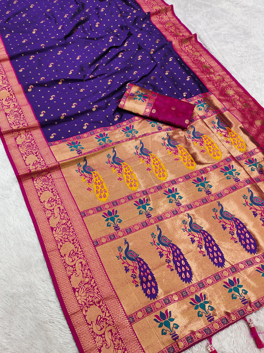 Soft Pethani silk saree