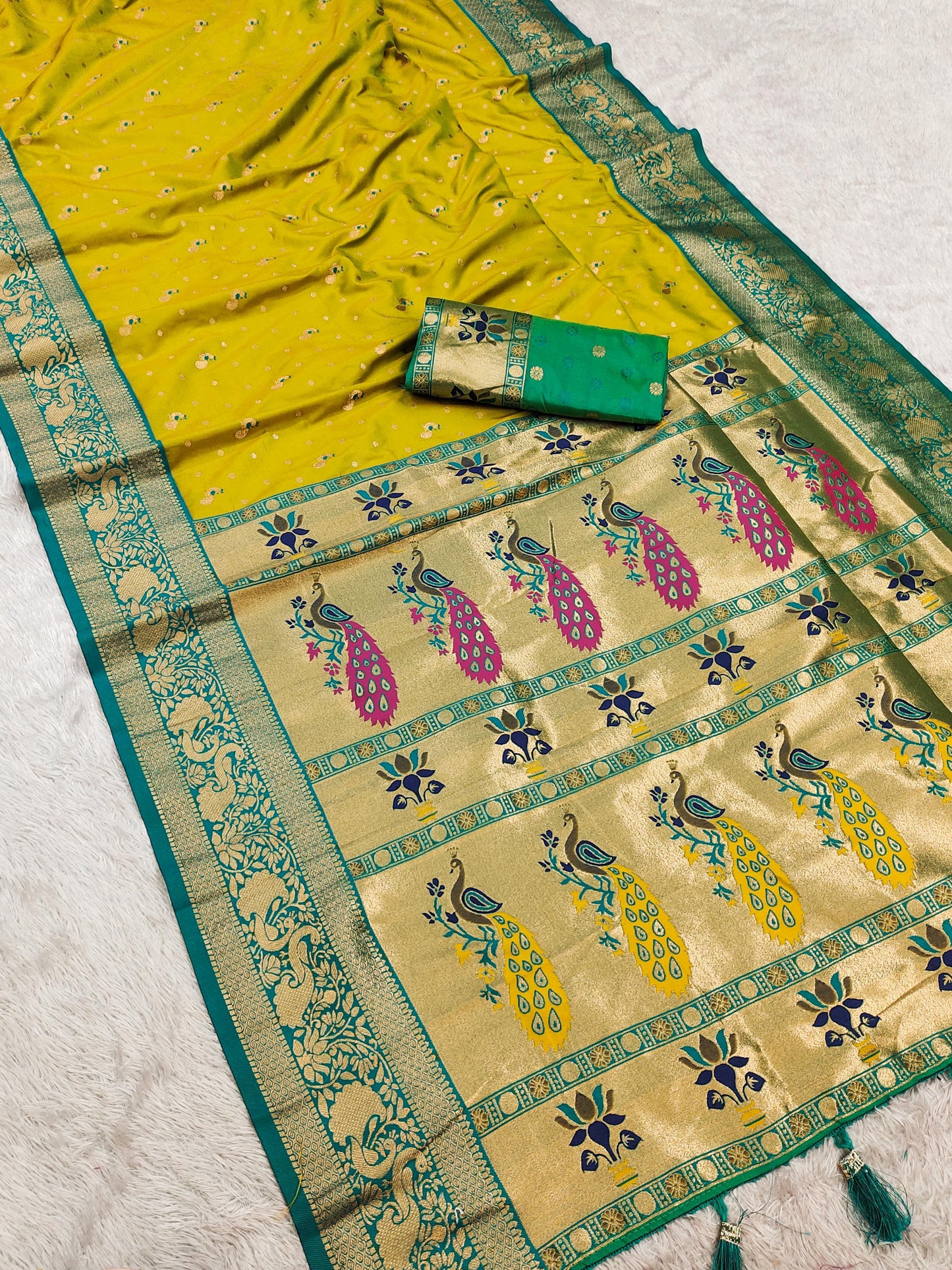 Soft Pethani silk saree