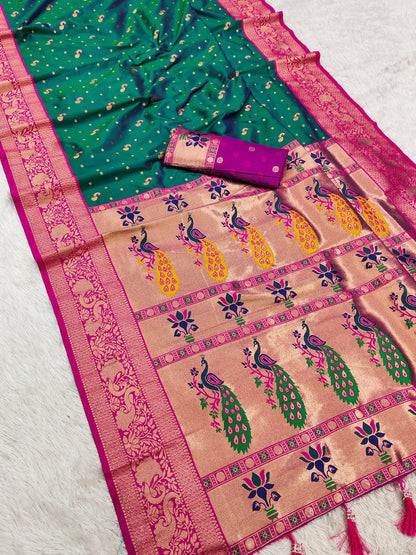 Soft Pethani silk saree