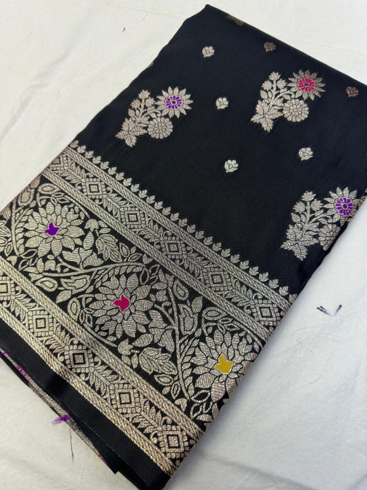 Soft banarasi silk saree