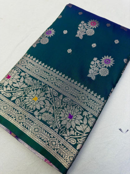 Soft banarasi silk saree