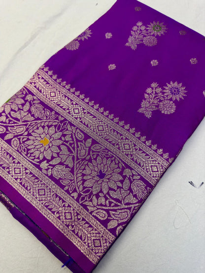 Soft banarasi silk saree