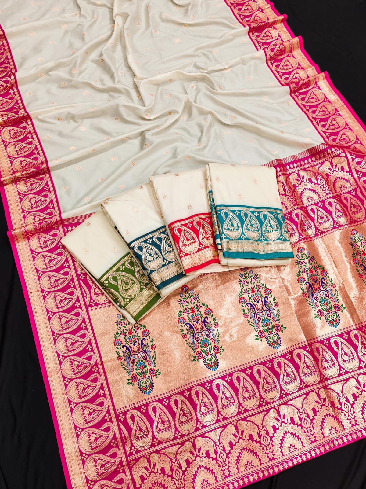 Soft And pure banarasi Paithani silk saree