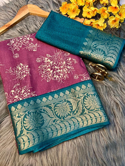soft dola silk saree