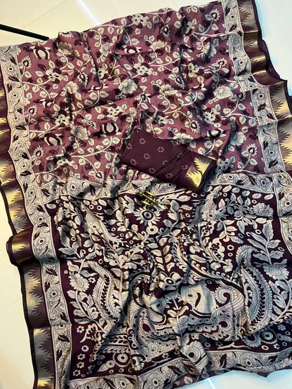 Mangalagiri silk saree