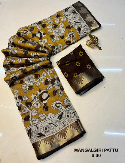 Mangalagiri silk saree