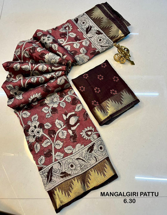Mangalagiri silk saree