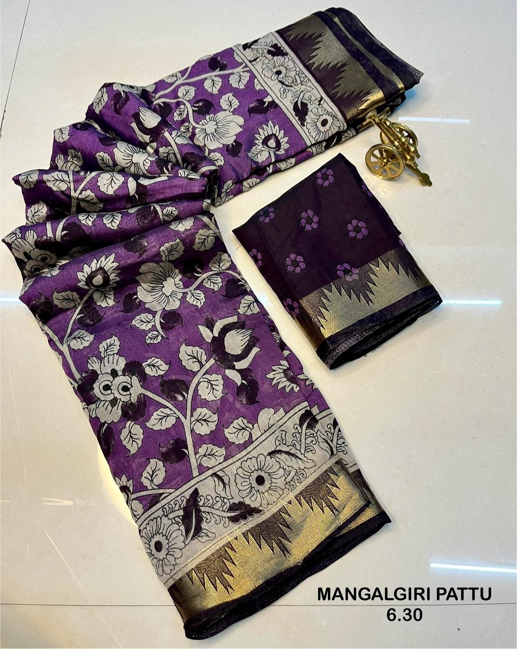 Mangalagiri silk saree