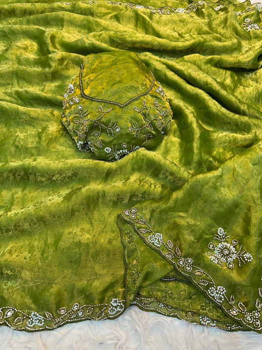 Fancy Space Silk Self Jequard Weaving
