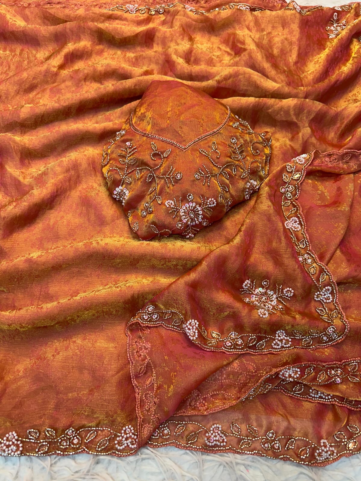Fancy Space Silk Self Jequard Weaving