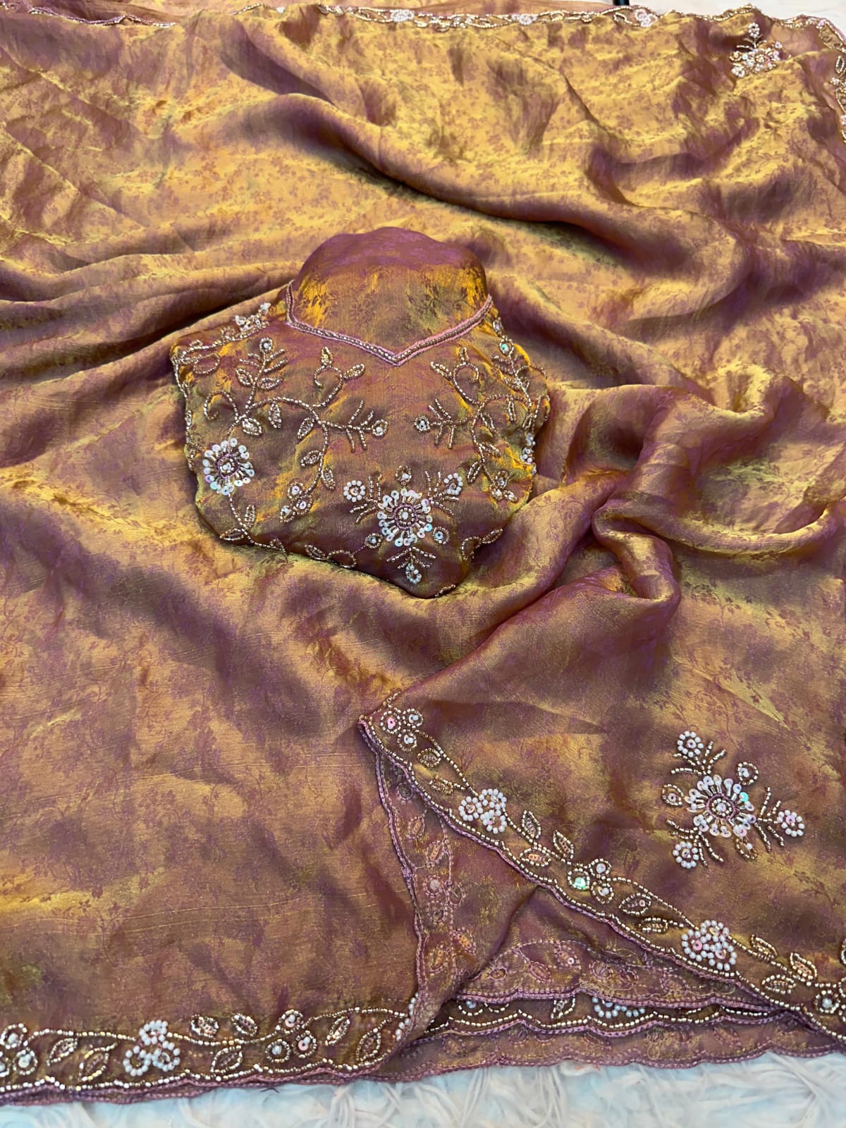 Fancy Space Silk Self Jequard Weaving