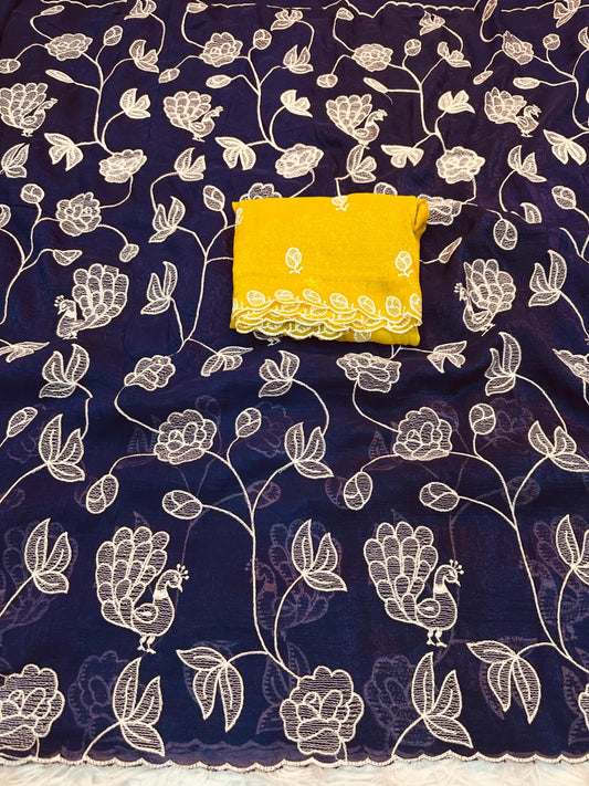soft crunchy &nbsp;Designer Saree