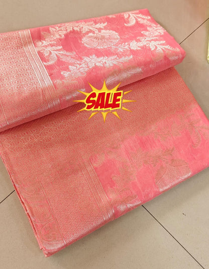 Pure Span Cotton Weaving sarees